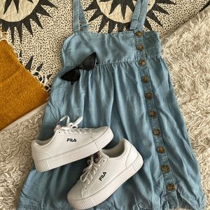 UO Denim Babydoll Dress